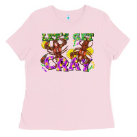 Bubblegum Pink Let's get cray Ladies Tee - FaDigitalArtStudio