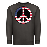 Smoke United states peace symbol Premium Sweatshirt - artisFamous