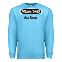 Ocean Blue freightliner run smart Premium Sweatshirt - artisFamous