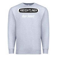 Heather Grey freightliner run smart Premium Sweatshirt - artisFamous