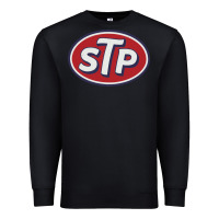 Black stp motor oil distressed Premium Sweatshirt - artisFamous