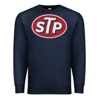 Navy stp motor oil distressed Premium Sweatshirt - artisFamous