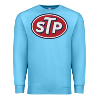 Ocean Blue stp motor oil distressed Premium Sweatshirt - artisFamous