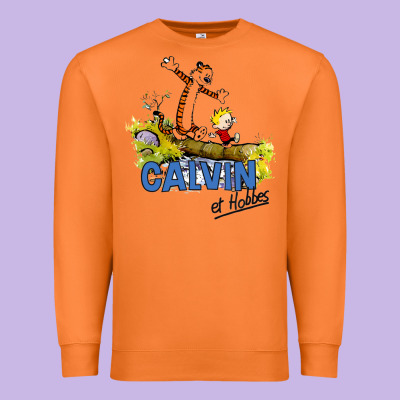 Calvin Hobbes Premium Sweatshirt Designed By Artisfamous