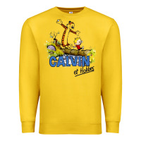 Lemon calvin hobbes Premium Sweatshirt - artisFamous