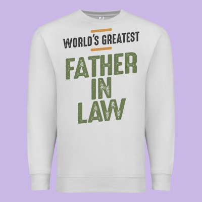 World's Greatest Father-in-law - Dad And Grandpa Premium Sweatshirt Designed By Artisfamous