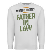 Dove Grey World's Greatest Father-In-Law - Dad and Grandpa Premium Sweatshirt - artisFamous