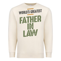 Sandshell World's Greatest Father-In-Law - Dad and Grandpa Premium Sweatshirt - artisFamous