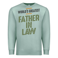 Seafoam World's Greatest Father-In-Law - Dad and Grandpa Premium Sweatshirt - artisFamous