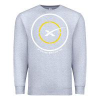 Heather Grey spacex drone ship Premium Sweatshirt - artisFamous