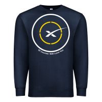 Navy spacex drone ship Premium Sweatshirt - artisFamous