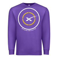 Purple spacex drone ship Premium Sweatshirt - artisFamous