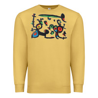 Antique Gold Contemporary Miro Premium Sweatshirt - artisFamous
