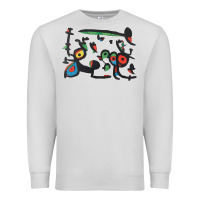 Dove Grey Contemporary Miro Premium Sweatshirt - artisFamous