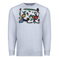 Heather Grey Contemporary Miro Premium Sweatshirt - artisFamous