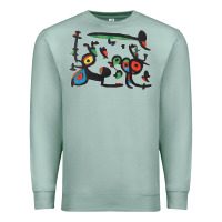 Seafoam Contemporary Miro Premium Sweatshirt - artisFamous