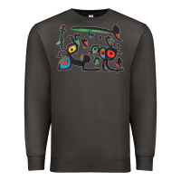 Smoke Contemporary Miro Premium Sweatshirt - artisFamous