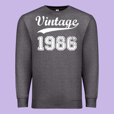 Vintage 1986 Premium Sweatshirt Designed By Artisfamous