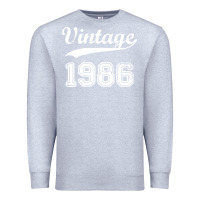 Heather Grey vintage 1986 Premium Sweatshirt - artisFamous