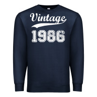 Navy vintage 1986 Premium Sweatshirt - artisFamous