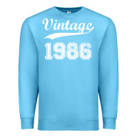 Ocean Blue vintage 1986 Premium Sweatshirt - artisFamous