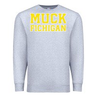 Heather Grey muck fichigan Premium Sweatshirt - artisFamous