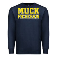 Navy muck fichigan Premium Sweatshirt - artisFamous