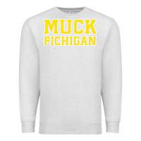 Oatmeal Heather muck fichigan Premium Sweatshirt - artisFamous