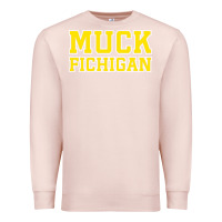 Pale Pink muck fichigan Premium Sweatshirt - artisFamous