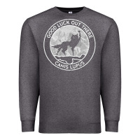 Charcoal Heather fantastic mr fox wolf canis mountain Premium Sweatshirt - artisFamous
