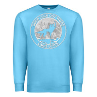 Ocean Blue fantastic mr fox wolf canis mountain Premium Sweatshirt - artisFamous