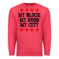 Cardinal my block my hood my city Premium Sweatshirt - artisFamous