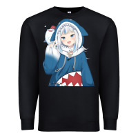 Black Smile Beautiful Gawr Gura Premium Sweatshirt - artisFamous
