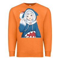 Carrot Smile Beautiful Gawr Gura Premium Sweatshirt - artisFamous