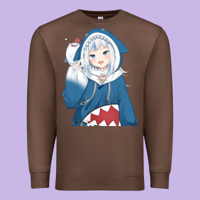 Smile Beautiful Gawr Gura Premium Sweatshirt Designed By Artisfamous