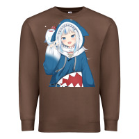 Chestnut Smile Beautiful Gawr Gura Premium Sweatshirt - artisFamous