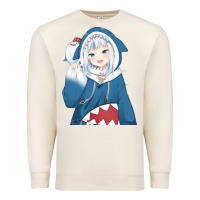 Sandshell Smile Beautiful Gawr Gura Premium Sweatshirt - artisFamous