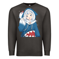 Smoke Smile Beautiful Gawr Gura Premium Sweatshirt - artisFamous