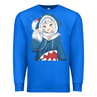 True Royal Smile Beautiful Gawr Gura Premium Sweatshirt - artisFamous