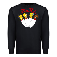 Black pin pals The Simpsons Premium Sweatshirt - artisFamous