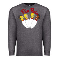 Charcoal Heather pin pals The Simpsons Premium Sweatshirt - artisFamous