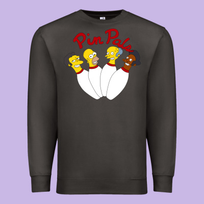 Pin Pals The Simpsons Premium Sweatshirt Designed By Artisfamous