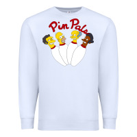 White pin pals The Simpsons Premium Sweatshirt - artisFamous