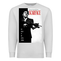 Dove Grey scarfaces Premium Sweatshirt - artisFamous