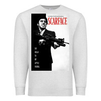 Oatmeal Heather scarfaces Premium Sweatshirt - artisFamous