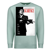 Seafoam scarfaces Premium Sweatshirt - artisFamous