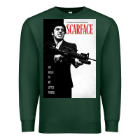 Sports Green scarfaces Premium Sweatshirt - artisFamous