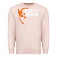 Pale Pink dirty bird Premium Sweatshirt - artisFamous