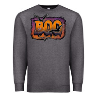 Charcoal Heather boo Premium Sweatshirt - JahusDesignShop