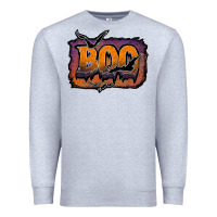 Heather Grey boo Premium Sweatshirt - JahusDesignShop